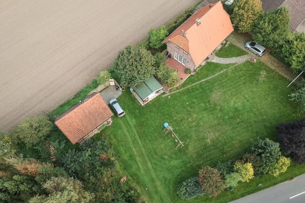 Fachwerk-Ferienhaus, Ruhe Auf Dem Land, Haustiere Willkommen, Leihfahrraeder, 24-7 Check In Kirchlinteln Экстерьер фото
